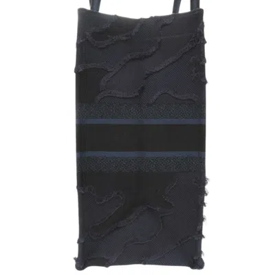 Pre-owned Dior Christian  Navy Canvas Tote Bag ()