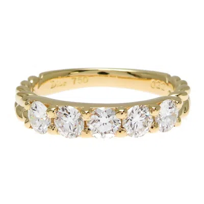 Pre-owned Dior Christian  Yellow Gold Yellow Gold (18k) Band Ring ()
