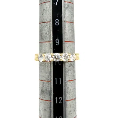 Pre-owned Dior Christian  Yellow Gold Yellow Gold (18k) Band Ring ()