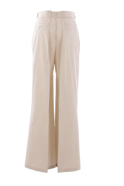 Maison Margiela Trousers In Neutral