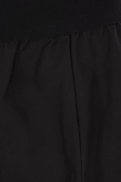 Maria Calderara Cotton Trousers In Black