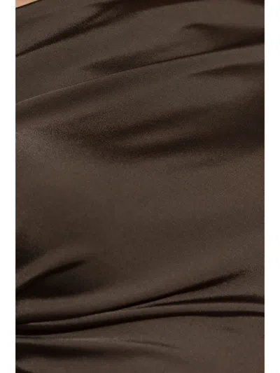 Alexander Mcqueen Dresses Ebony In Brown