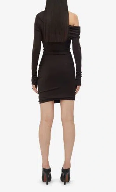 Alexander Mcqueen Dresses Ebony In Brown