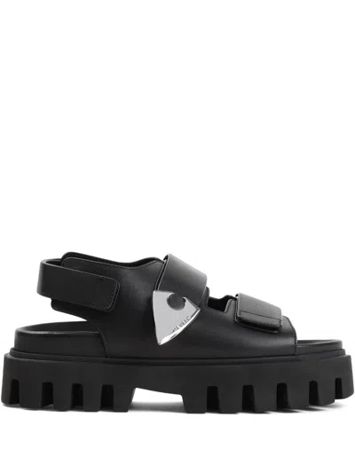 Alexander Mcqueen Flat Shoes In Black