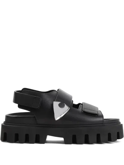 Alexander Mcqueen Flat Shoes In Black