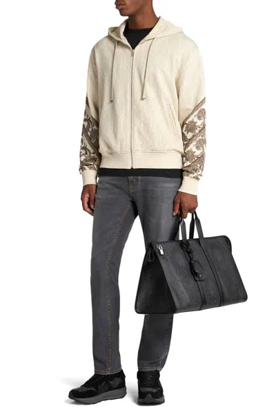Etro Pegaso Embroidered T-shirt Short Sleeves In Black