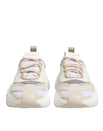 Dolce & Gabbana Multicolor Daymaster Low Top Sneakers Men's Shoes In White