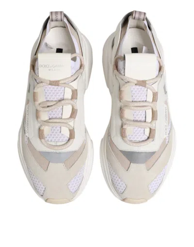 Dolce & Gabbana Multicolor Daymaster Low Top Sneakers Men's Shoes In White
