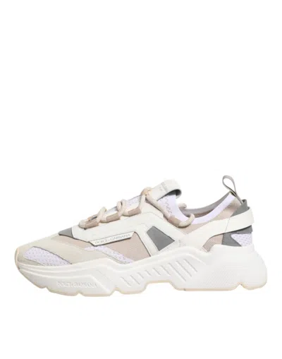 Dolce & Gabbana Multicolor Daymaster Low Top Sneakers Men's Shoes In White