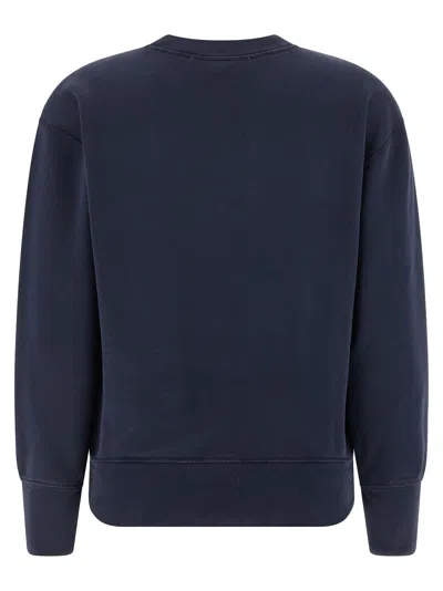 Apc Graphic-print Sweater In Blue
