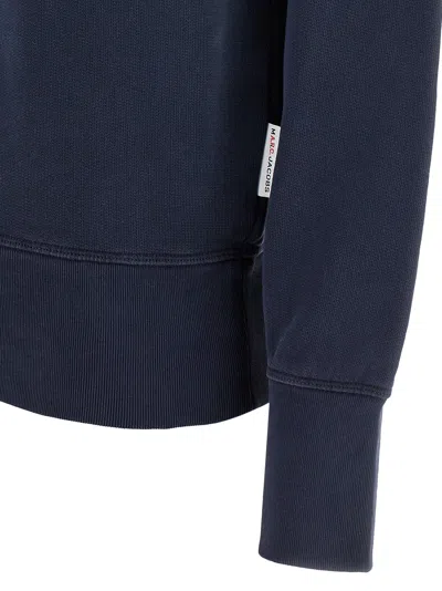 Apc Graphic-print Sweater In Blue