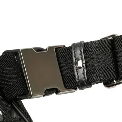 Pre-owned Gucci Black Pvc Leather Fanny Pack Sling Bag ()