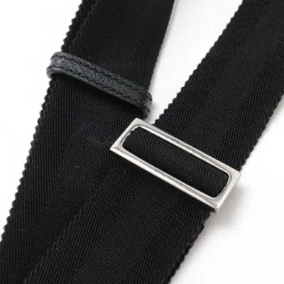 Pre-owned Gucci Gg Canvas Black Gg Canvas Leather Shoulder Bag ()