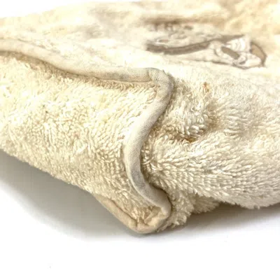 Pre-owned Hermes Beige Pile Fabric Clutch Bag Pouch ()
