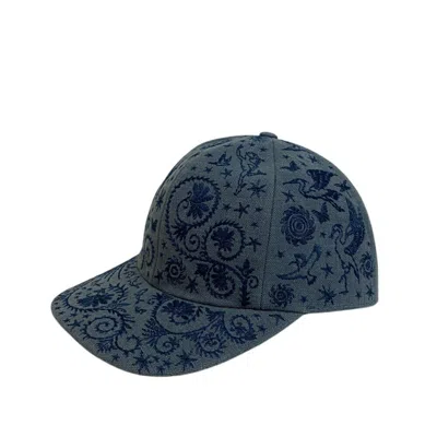 Pre-owned Hermes Blue Hemp Baseball Cap ()