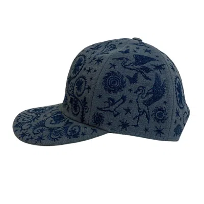 Pre-owned Hermes Blue Hemp Baseball Cap ()