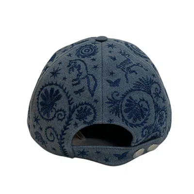 Pre-owned Hermes Blue Hemp Baseball Cap ()