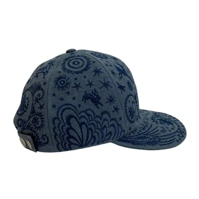 Pre-owned Hermes Blue Hemp Baseball Cap ()