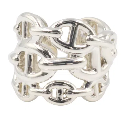 Pre-owned Hermes Silver Silver 925 Band Ring ()