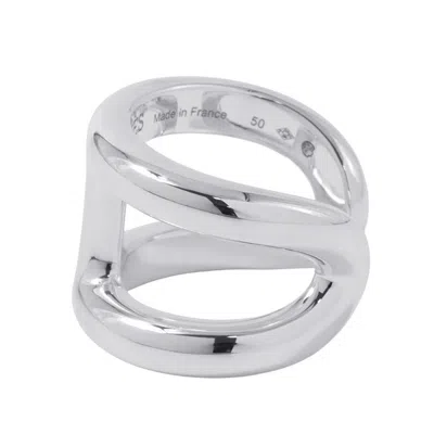 Pre-owned Hermes Silver Silver 925 Band Ring ()