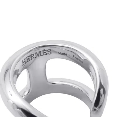 Pre-owned Hermes Silver Silver 925 Band Ring ()