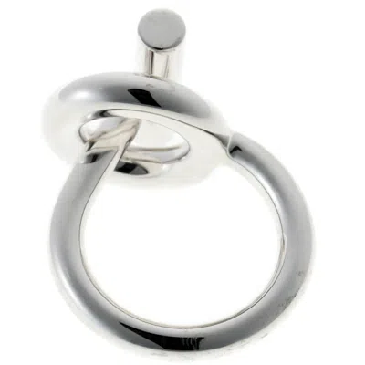 Pre-owned Hermes Silver Silver 925 Band Ring ()
