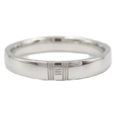 Pre-owned Hermes White Gold White Gold (18k) Band Ring ()