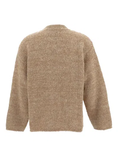 Thibault Van Der Straete Patterned-jacquard Cardigan In Multi