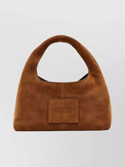 Marc Jacobs Copper Leather The Mini Sack Shoulder Bag In Brown