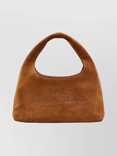 Marc Jacobs Copper Leather The Mini Sack Shoulder Bag In Brown