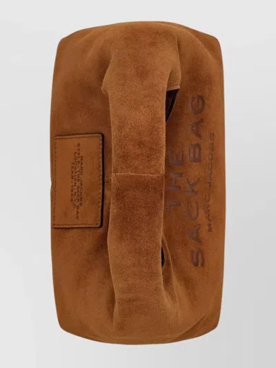 Marc Jacobs Copper Leather The Mini Sack Shoulder Bag In Brown