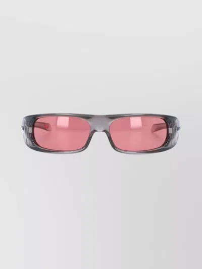 Oakley Highland Rectangular Frame Sunglasses With Colored Lenses In Pink