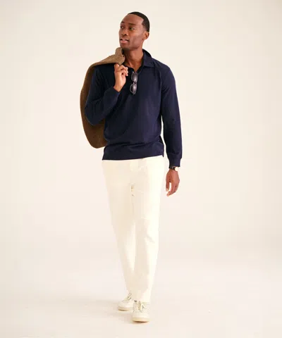 Naadam Soft Denim Drawstring Pant In White