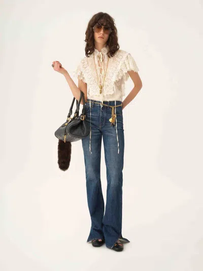 Chloé Straight Jeans In Blue