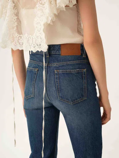 Chloé Straight Jeans In Blue