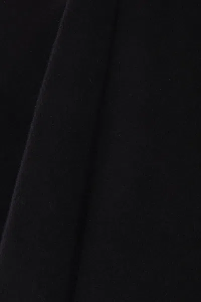 Rick Owens Black Wool Draculimo Structured Jacket In Black