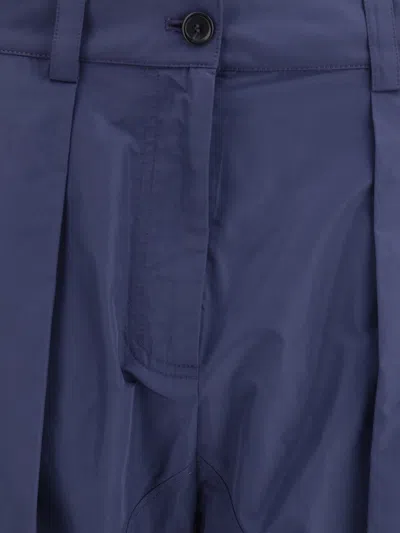 Pinko Straight-leg Casual Pants In Blue