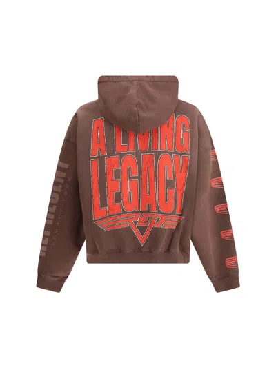 Represent Reversible Living Legacy Tour Sweatshirt In Black In Black
