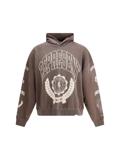 Represent Legacy Crest Hoodie In Brown