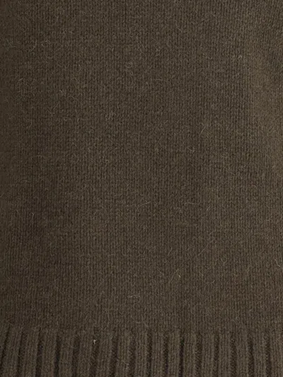 Aragona Cashmere Braided Turtleneck Knitwear In Green