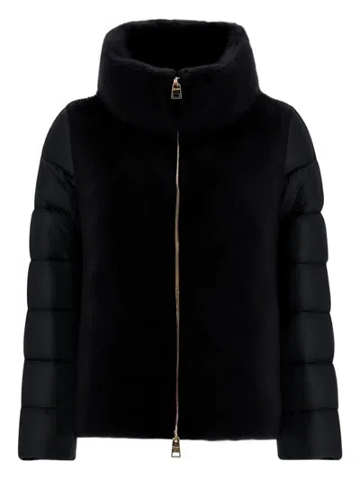 Herno Women Black Quilted Jacket, M Luxury Jackets For Women Darveys In Black