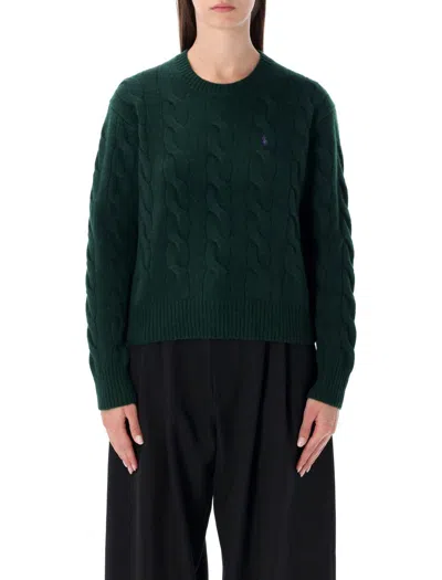Polo Ralph Lauren Women's Sweaters Ralph Lauren - Julianna-long Sleeve-pullover - Green In Green
