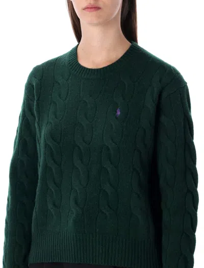 Polo Ralph Lauren Women's Sweaters Ralph Lauren - Julianna-long Sleeve-pullover - Green In Green
