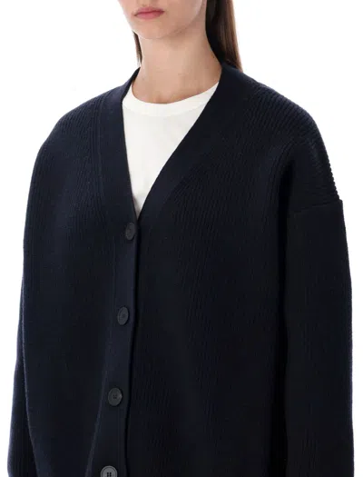 Studio Nicholson Whitt Merino Wool Cardigan In Blue