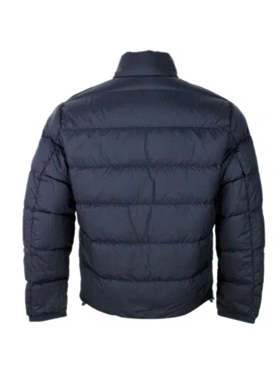 Armani Exchange Blue Polyester Jacket In Blue