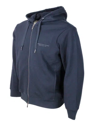 Armani Exchange Sweaters In Blue