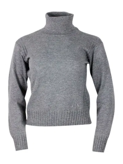Armani Exchange Sweaters In Silver