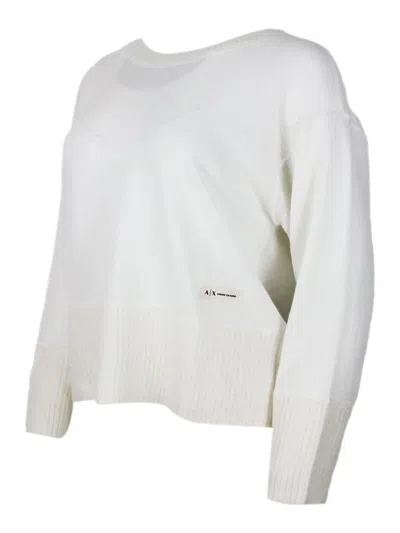 Armani Exchange Sweaters In Neutral