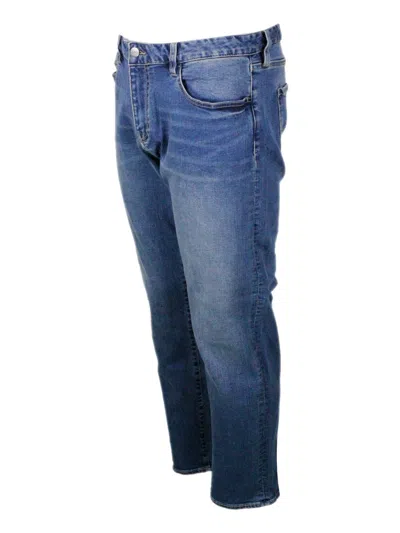 Armani Exchange Trousers In Blue