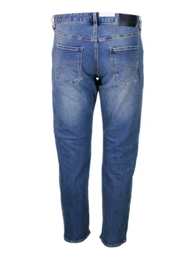 Armani Exchange Trousers In Blue